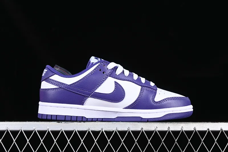 All categories Nk SB Dunk Series Nk SB Dunk Low low-top sneakers Cost-effective version Nk Dunk Low SB Retro White and Purple Dunk Series low-top casual sports skateboard shoes DD1391-104